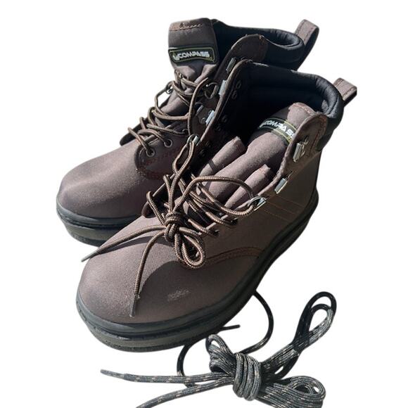Compass 360 Felt Soled Wading Boots Men’s Size 9M NWOB (extra laces) main image 10